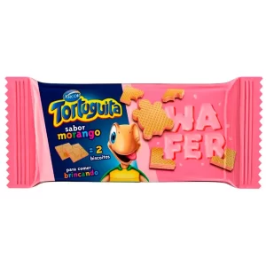 Bolacha Wafer Tortuguita Morango 85g