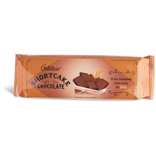 Bolachas Shortcakes Choc Galleteca 185g Bolachas Shortcakes Choc Galleteca 185g