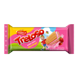 Bolachas Treloso Morango 35g