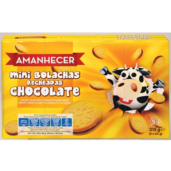 Mini Bolachas Chocolate 210g Mini Bolachas Chocolate 210g