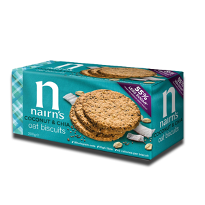 Nairn´S Bolacha Oat Biscuit Coconut & Chia 200g