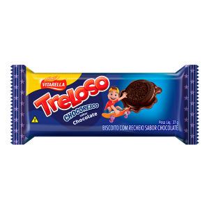Bolacha Treloso Chocoresco Chocolate 37g