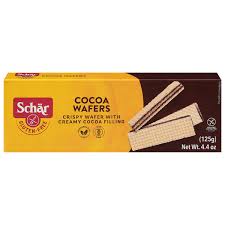 Schar Bolachas Wafers S.G Cocoa Cream 125g X 6 S/G