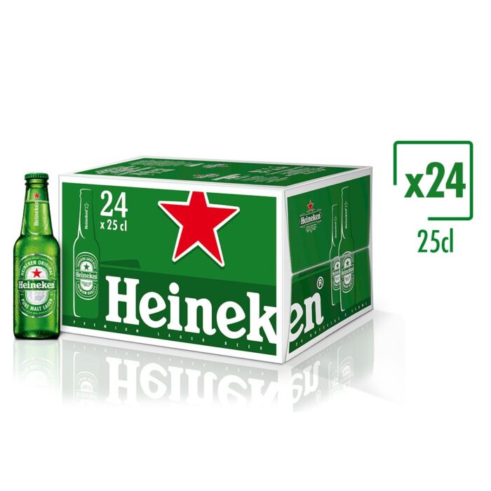 Caixa Cerveja Heineken 24x25cl Caixa Cerveja Heineken 24x25cl