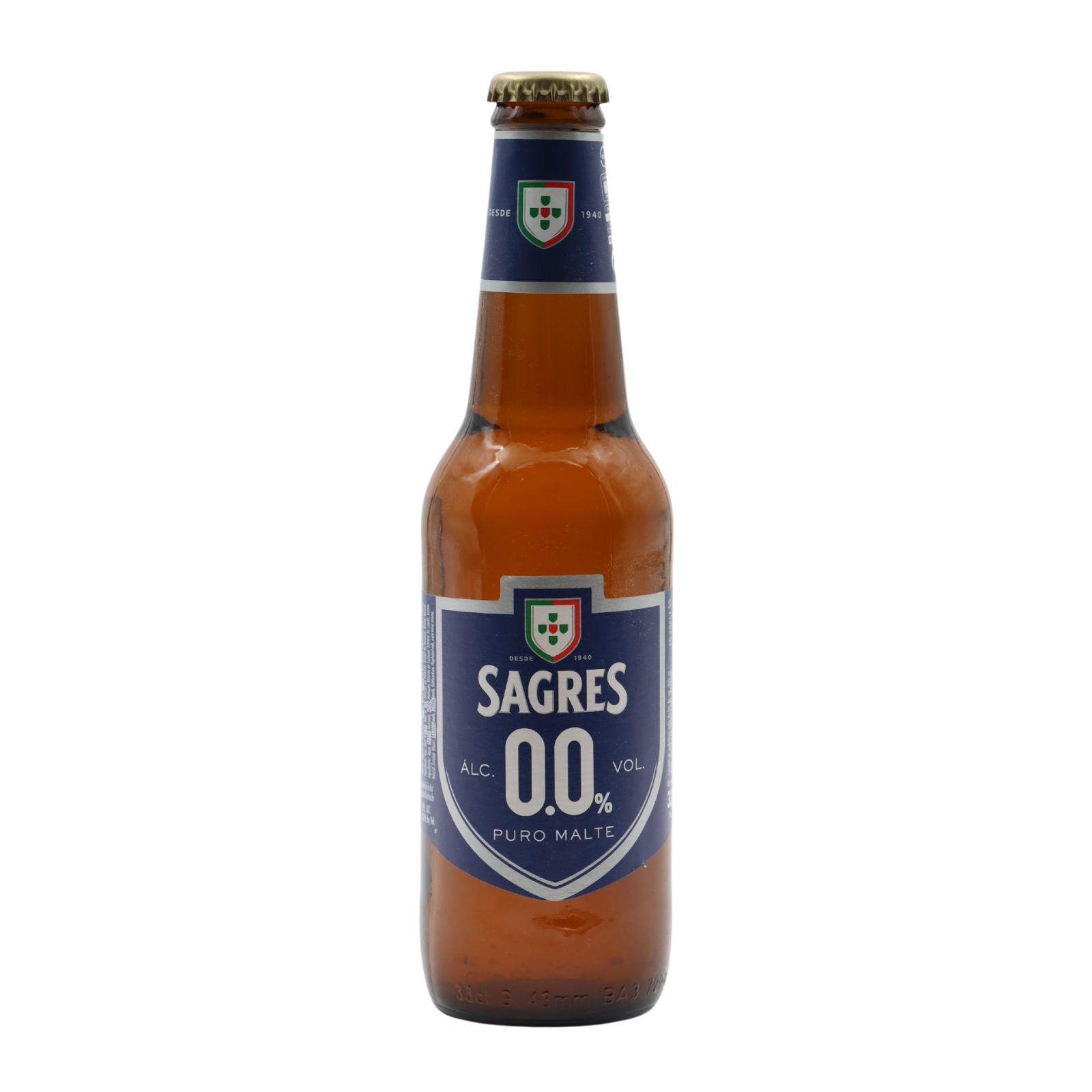 Cerveja Sagres Alc. 0.0% 0,33cl