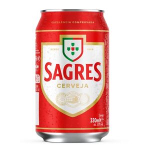 Cerveja Sagres Lata Branca 330ml