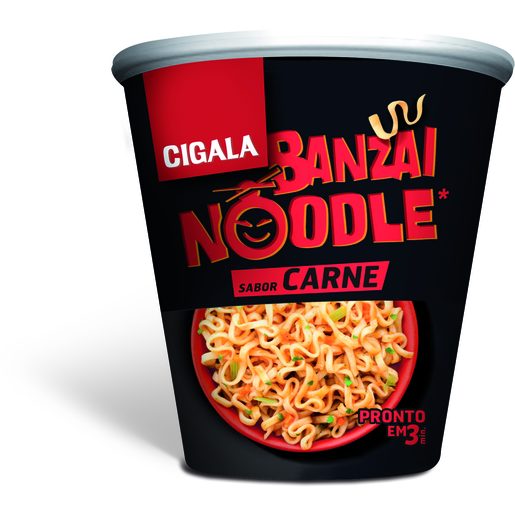 Cigala Banzai Noodle Carne 67g Cigala Banzai Noodle Carne 67g