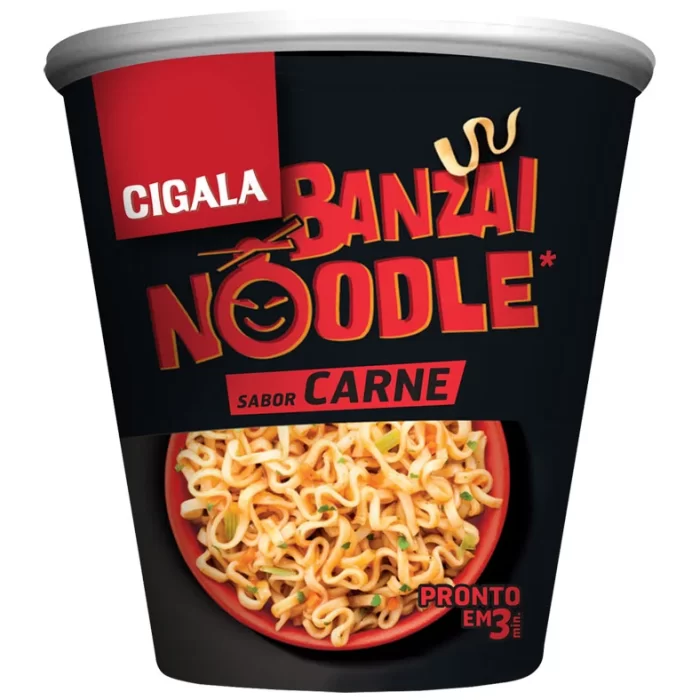Cigala Banzai Noodle Carne 67g2 Cigala Banzai Noodle Carne 67g2