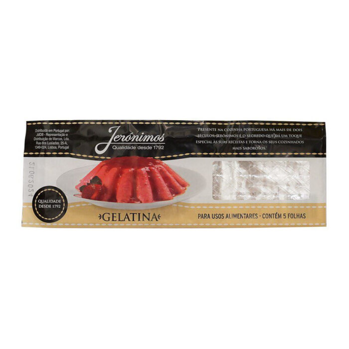 Gelatina 5 Folha Jerónimos 9g2 Gelatina 5 Folha Jerónimos 9g2