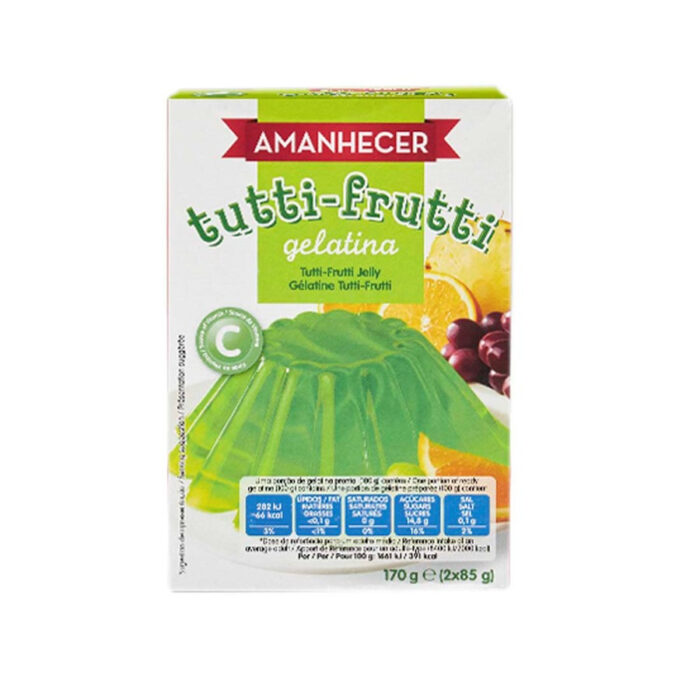 Gelatina Amanhecer Tutti-Frutti 170g