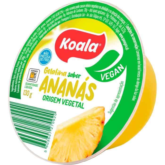Gelatina Ananas Koala 130g