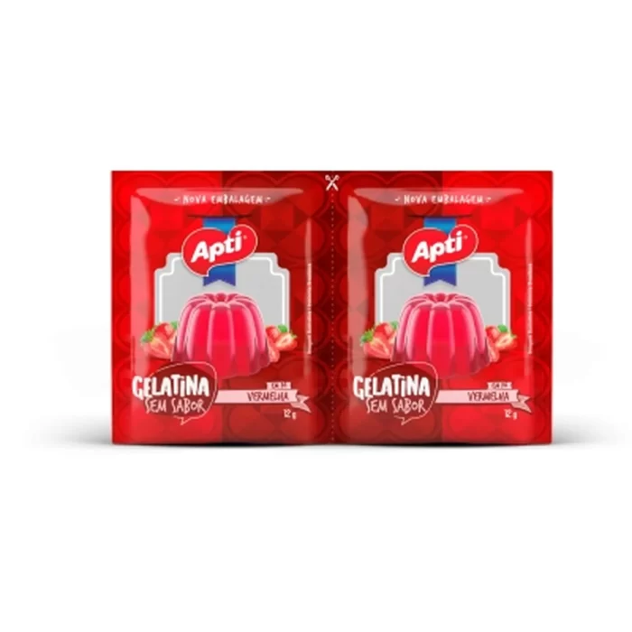 Gelatina Apti Sabor Vermelha 24g Gelatina Apti Sabor Vermelha 24g