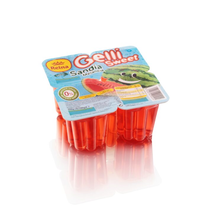 Gelatina Gelli-Sweet Melancia 4x100g Gelatina Gelli-Sweet Melancia 4x100g