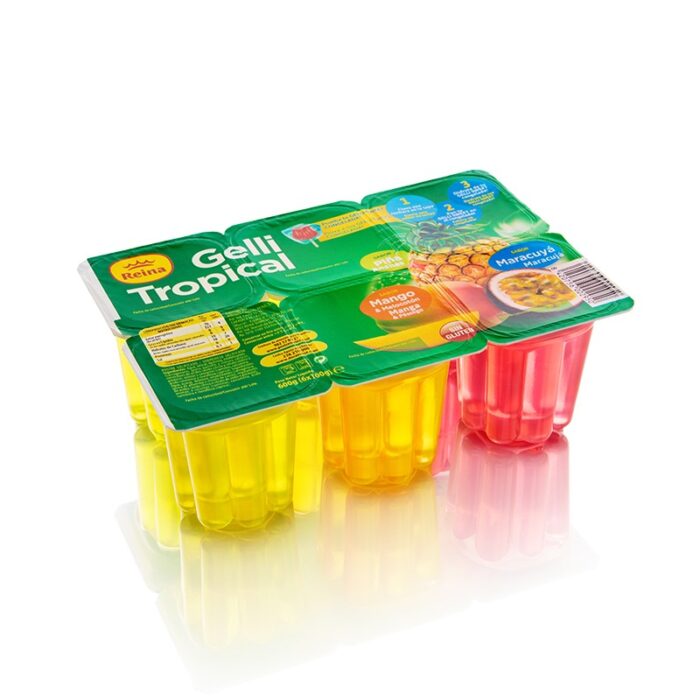 Gelatina Gelli-Sweet Tropical Reina 6x100g