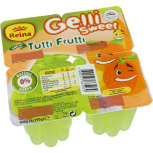 Gelatina Gelli-Sweet Tutti Fruti 4*100 G