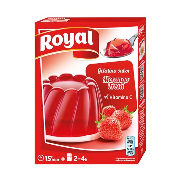 Gelatina Royal Morango 170g Gelatina Royal Morango 170g