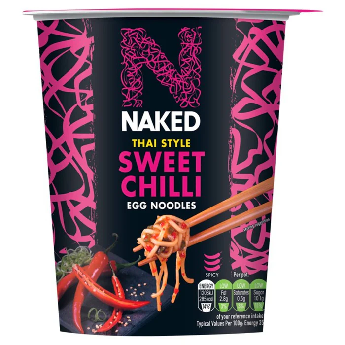 Noodle Thai Sweet Chili Naked 78g Noodle Thai Sweet Chili Naked 78g