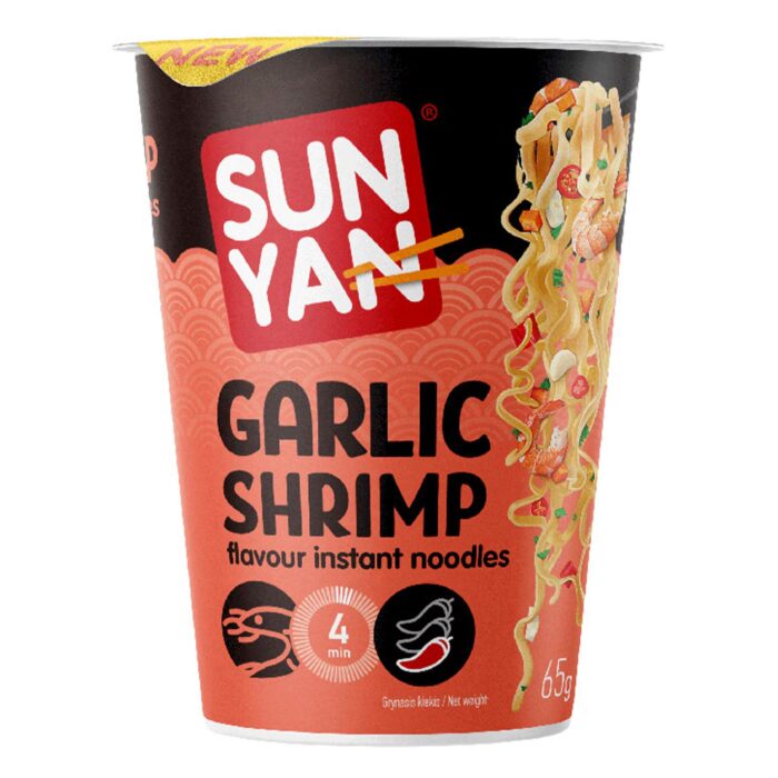 Sopa Noodle Sun Yan Garlic Shrimp 65g Sopa Noodle Sun Yan Garlic Shrimp 65g