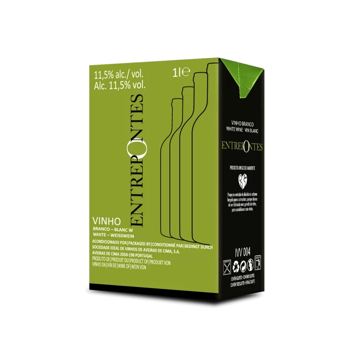 Vinho Branco Tetra Pack Entrepontes 1l Vinho Branco Tetra Pack Entrepontes 1l