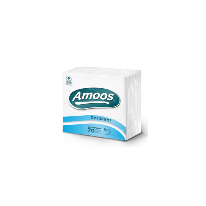 Amoos Guardanapo Resistente 30 x 30 70un