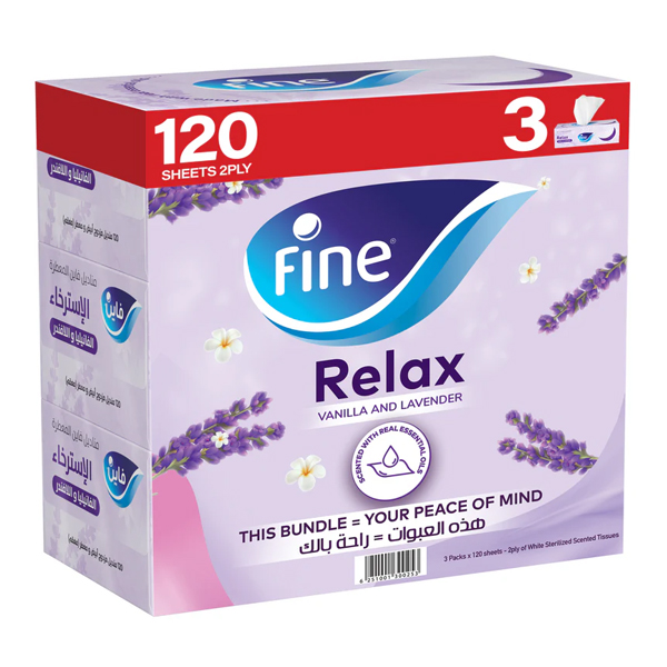 Guardanapo Fine Relax Vanilla And Lavender 400un Guardanapo Fine Relax Vanilla And Lavender 400un