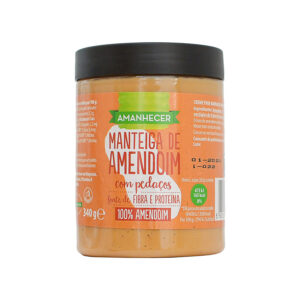 Manteiga Amendoim Amanhacer 340 G