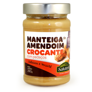 Manteiga Amendoim Crocante com Pedaços Salutem