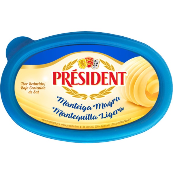 Manteiga President Magra 250g Manteiga President Magra 250g