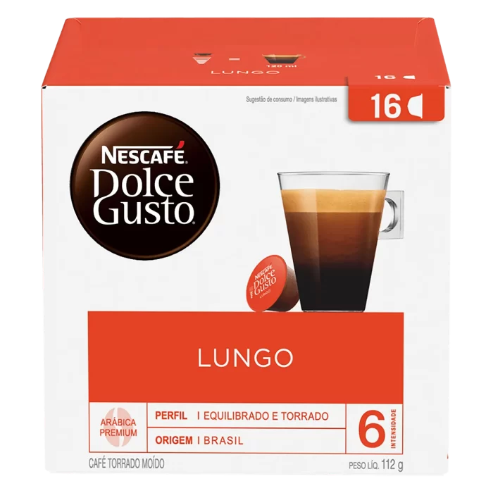 Nescafé Cápsula Gusto Longo 112g3 Nescafé Cápsula Gusto Longo 112g3