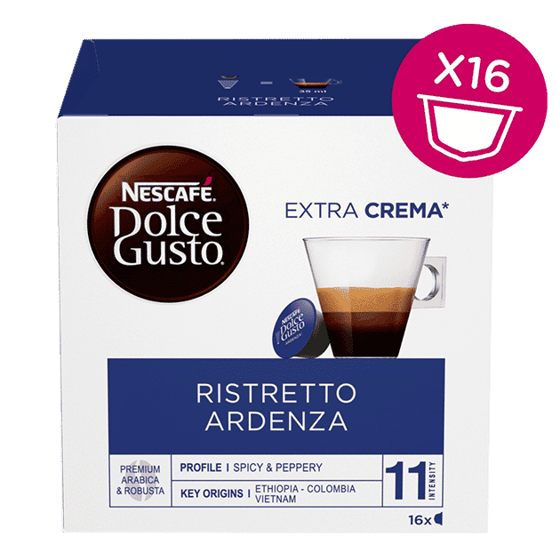 Nescafé Dolce Gusto Ristretto Ardenza 16 x 7g3 Nescafé Dolce Gusto Ristretto Ardenza 16 x 7g3