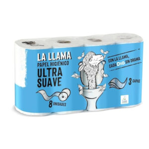 Papel Higiénico La Llama Ultra Suave 3 capas 12 rolo