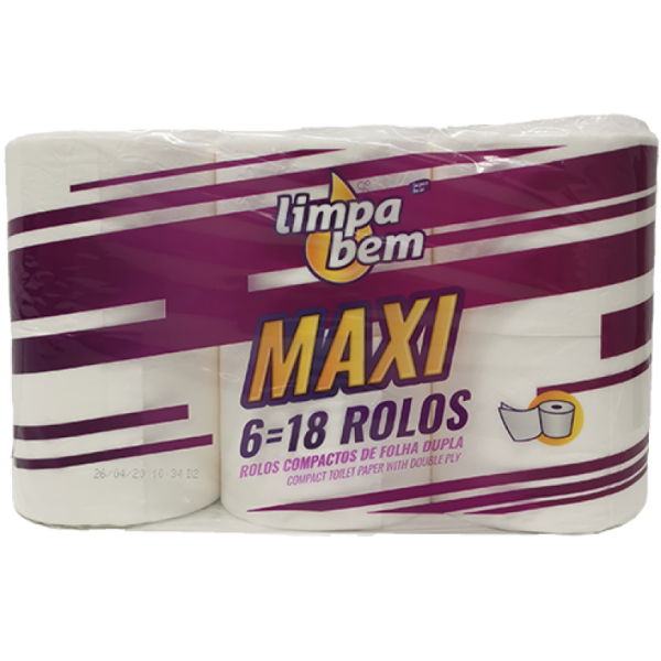 Papel Higiénico Limpa Bem 24+8rolos Papel Higiénico Limpa Bem 24+8rolos