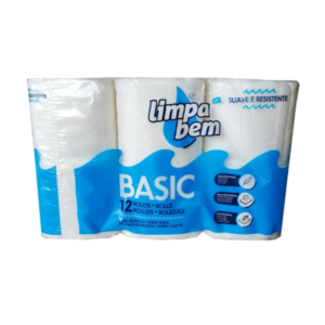 Papel Higiénico Limpa Bem Basic 12rolos