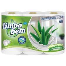 Papel Higiénico Limpa Bem Talco Perfumado 12 rolos