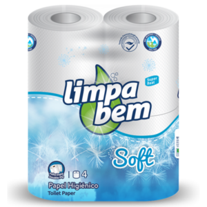Papel Higiénico Limpa Limpa Bem Soft 4 Rolos