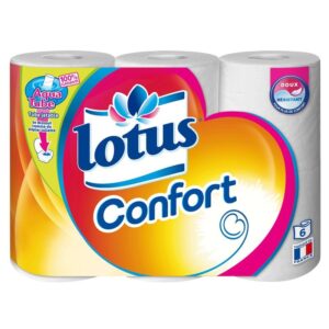 Papel Higiénico Lotus Confort 6 rolos