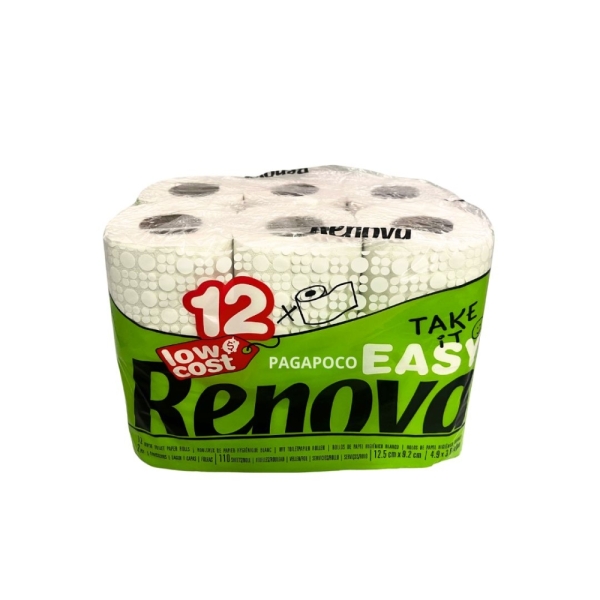 Papel Higiénico Renova Easy 12 rolos Papel Higiénico Renova Easy 12 rolos