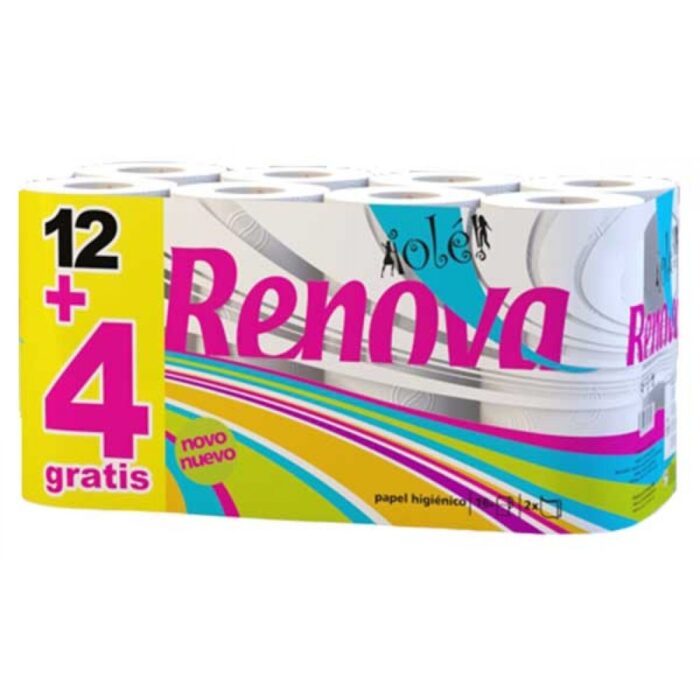 Papel Higiénico Renova Olé 4 Un