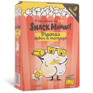 Pipocas Manteiga Mic Snak Maniac 270g